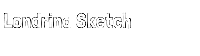 Londrina Sketch font preview