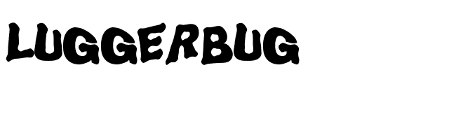 LuggerBug font preview