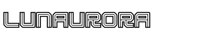 Lunaurora font preview