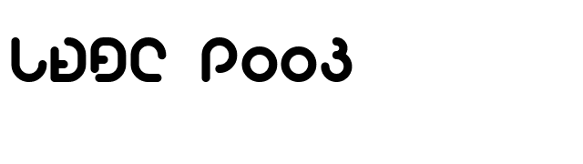 lvdc-poo3 font preview