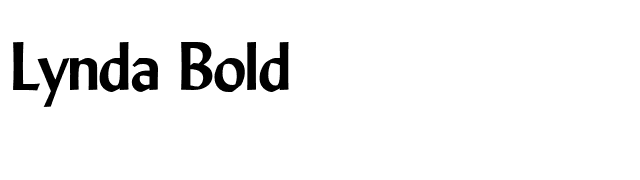 Lynda Bold font preview