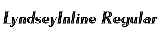 lyndseyinline-regular font preview