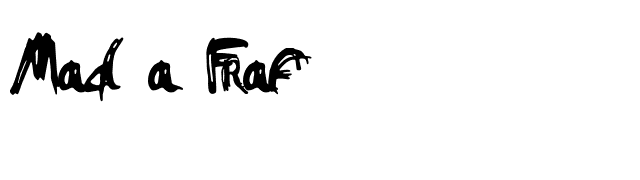 mad-a-fraf font preview