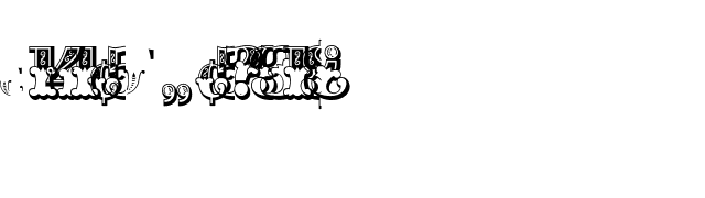 Madame Numericals font preview