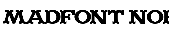 madfont-normal font preview