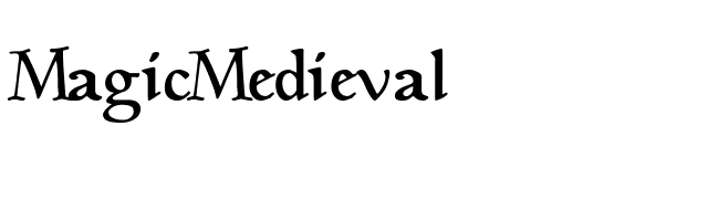 MagicMedieval font preview