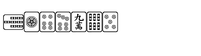 Mahjong font preview