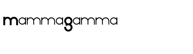 MammaGamma font preview