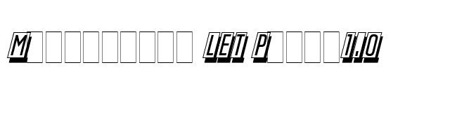 Mastercard LET Plain1.0 font preview