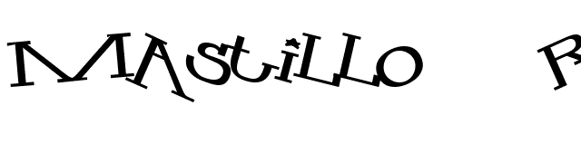 Mastillo2 Revisit font preview
