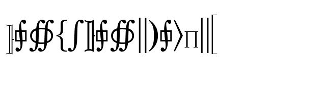 MathematicalPi3 font preview