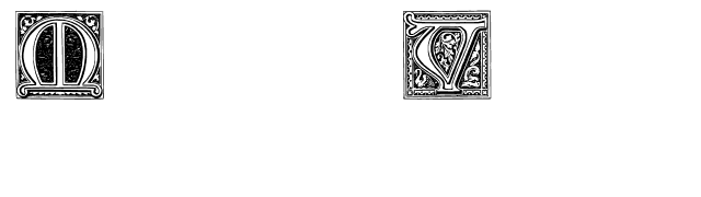 Medieval Victoriana No.1 font preview