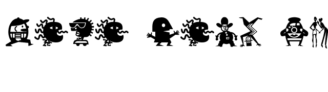 Mini Pics L'il Folks Regular font preview