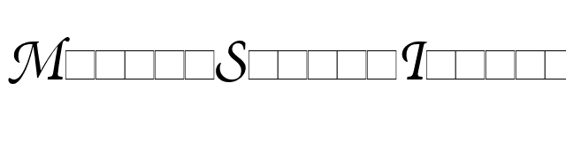 MinionSwash-Italic font preview