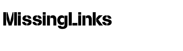 MissingLinks font preview