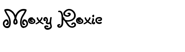 moxy-roxie font preview