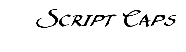 MyScript Caps PDF font preview