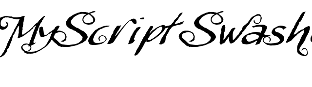 myscript-swashes-pdf font preview