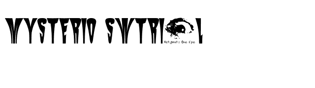 Mysterio SWTrial font preview