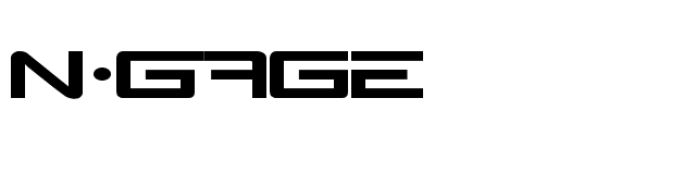 N-Gage font preview