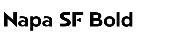 Napa SF Bold font preview
