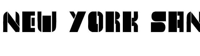 New York Sanj font preview