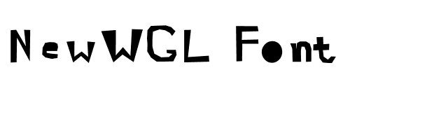 NewWGL4Font font preview