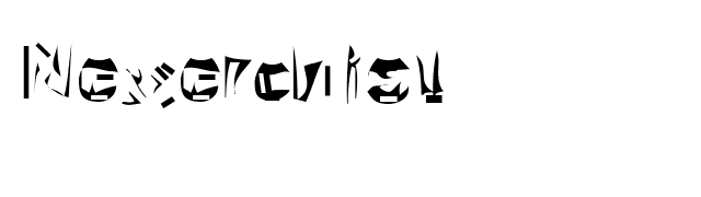 Nexerchist font preview