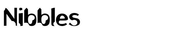 Nibbles font preview