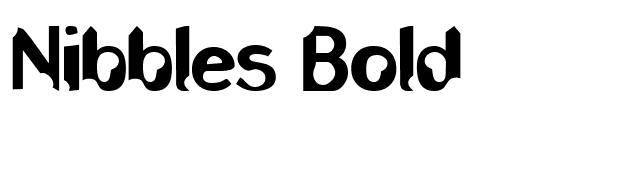 Nibbles Bold font preview