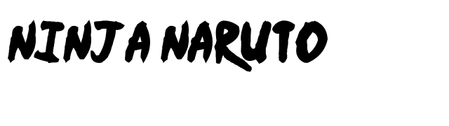 Ninja Naruto font preview