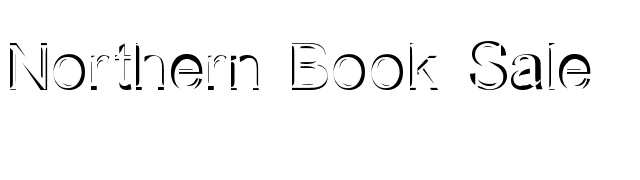 Northern Book Sale font preview