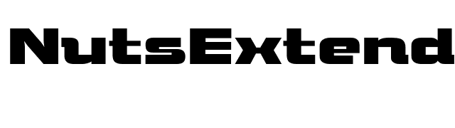 NutsExtended font preview