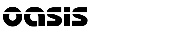 Oasis font preview