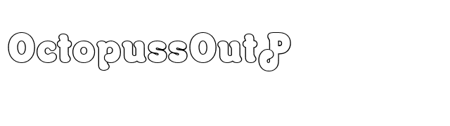 OctopussOutP font preview