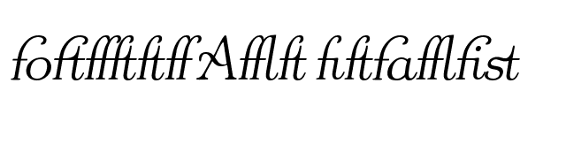 Odette Alt Italic font preview