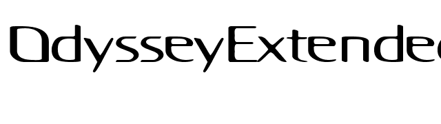 OdysseyExtended font preview