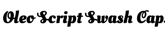 Oleo Script Swash Caps Bold font preview