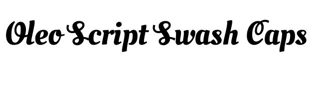 Oleo Script Swash Caps font preview