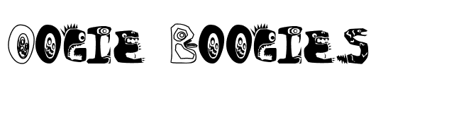 Oogie Boogies font preview