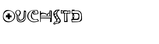 OuchStd font preview