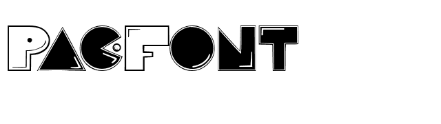 pac-font font preview