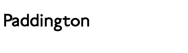 Paddington font preview