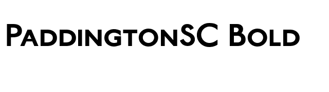 PaddingtonSC Bold font preview