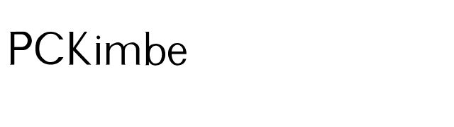 PCKimberly font preview