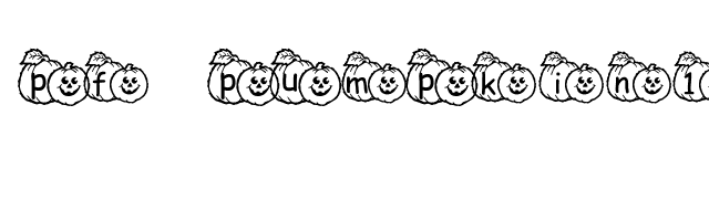 pf_pumpkin1 font preview