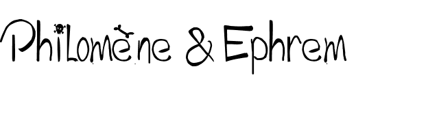 Philomène & Ephrem font preview