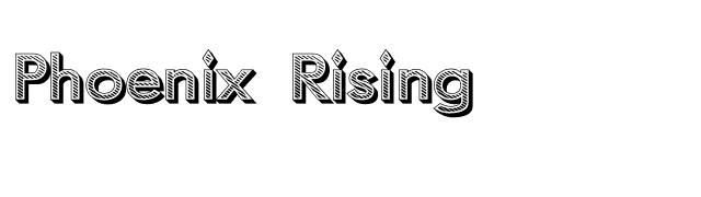 Phoenix Rising font preview