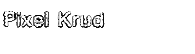 pixel-krud font preview