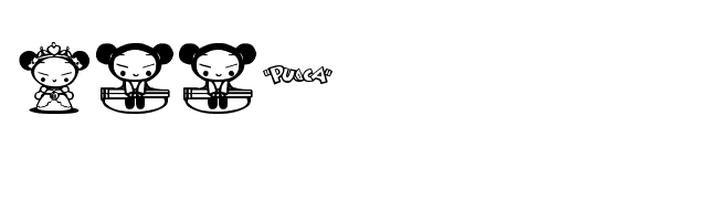 Pucca font preview